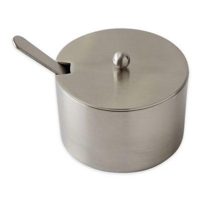 RSVP International Endurance Stainless Steel Salt Cellar & Spoon