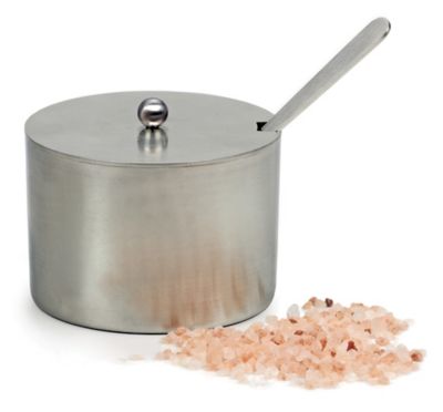 Image showing  Endurance Stainless Steel Salt Cellar & Spoon