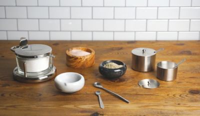 Image showing  Endurance Stainless Steel Salt Cellar & Spoon