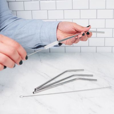 Image showing  Endurance Stainless Steel Straw 4 pc.