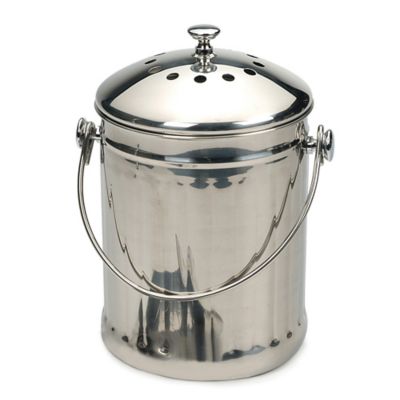 RSVP International Endurance Stainless Steel Compost Pail