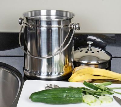 Image showing  Endurance Stainless Steel Compost Pail