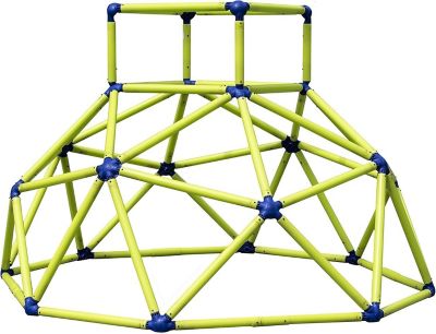 Image showing 1 th Eezy Peezy Monkey Bars Climbing Dome Tower, Sturdy Jungle Gym for Kids, Ages 3-8 Years, Lightweight & Easy Assembly, Green/Blue