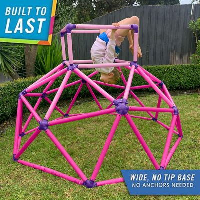 Image showing  Climber with Top Active Indoor Outdoor Play Set Climbing Dome Equipment Toys, Fun for Kids Ages 3 to 6 Years Old