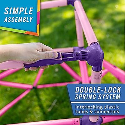 Image showing  Climber with Top Active Indoor Outdoor Play Set Climbing Dome Equipment Toys, Fun for Kids Ages 3 to 6 Years Old