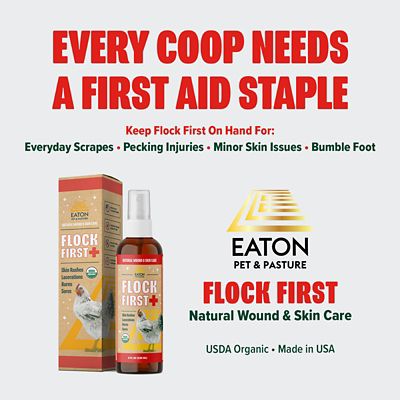Image showing  Flock First Poultry Wound & Skin Care Spray 8 oz.