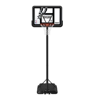 Lifetime NBA San Antonio Spurs 44 in. Portable Basketball Hoop with Wheels - 7.5 to 10ft. Adjustable Height