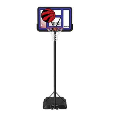Lifetime NBA Toronto Raptors 44 in. Portable Basketball Hoop with Wheels - 7.5 to 10ft. Adjustable Height