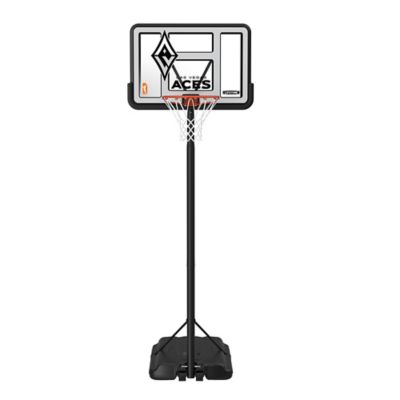 Lifetime WNBA Las Vegas Aces 44 in. Portable Basketball Hoop with Wheels, 7.5 to 10 ft. Adjustable Height