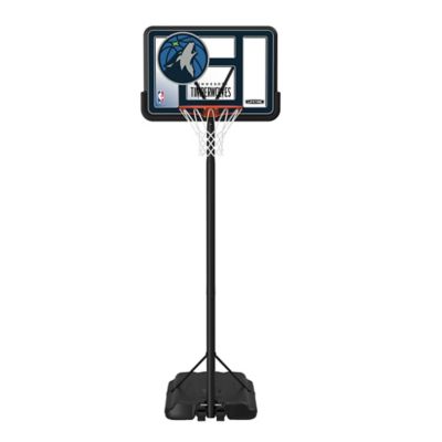 Lifetime NBA Minnesota Timberwolves 44 in. Portable Basketball Hoop with Wheels - 7.5 to 10ft. Adjustable Height