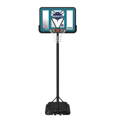 Lifetime NBA Charlotte Hornets 44 in. Portable Basketball Hoop with Wheels - 7.5 to 10 ft. Adjustable Height, 92004