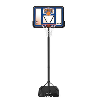 Lifetime NBA New York Knicks 44 in. Portable Basketball Hoop with Wheels - 7.5 to 10ft. Adjustable Height