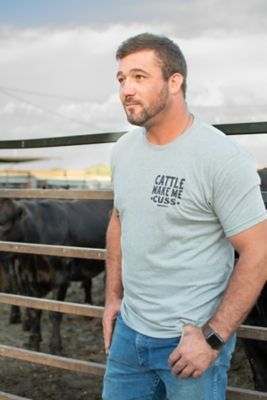 Image showing  Cattle Make Me Cuss T-Shirt