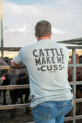 Image showing  Cattle Make Me Cuss T-Shirt