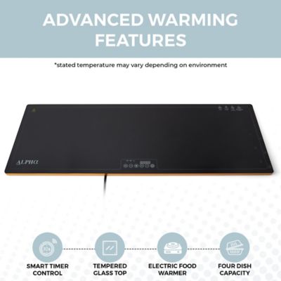 Image showing  40 in. Electric Glass Top Food Warming Tray