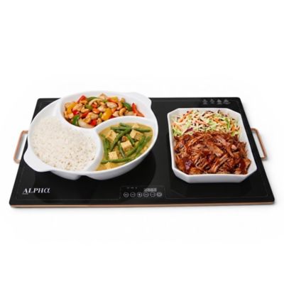 Alpha Living 30 in. Electric Glass Top Food Warming Tray