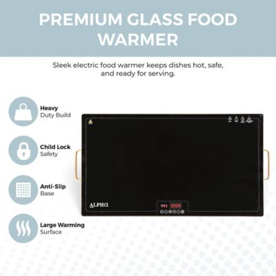 Image showing  30 in. Electric Glass Top Food Warming Tray