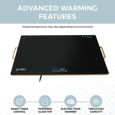 Image showing  30 in. Electric Glass Top Food Warming Tray