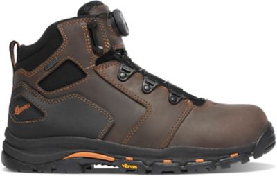 Image showing 2 th Danner Men's Vicious BOA 4.5 in. Brown/Orange NMT