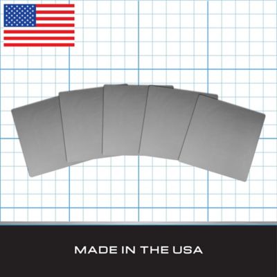 Image showing  Cold Rolled Steel Plate, 12 x 12 x 1/16in., 5 pk.