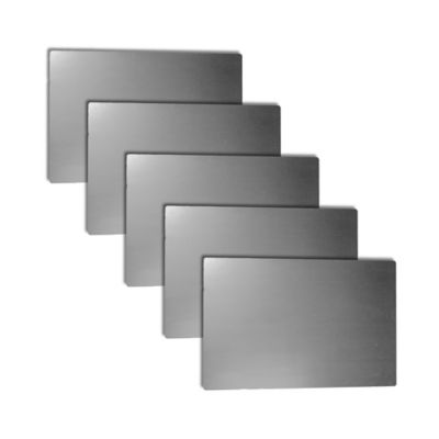 Tie Down Cold Rolled Steel Plate, 18 x 12 x 1/16in., 5 pk.