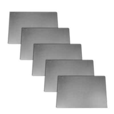 Tie Down Cold Rolled Steel Plate, 24 x 16 x 1/16in., 5 pk.