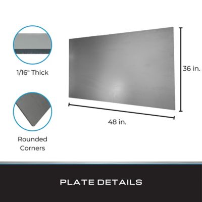 Image showing  Cold Rolled Steel Plate, 48 x 36 x 1/16in., 1 pk.