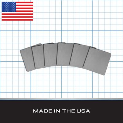 Image showing  Cold Rolled Steel Plate, 6 x 6 x 1/16in., 6 pk.