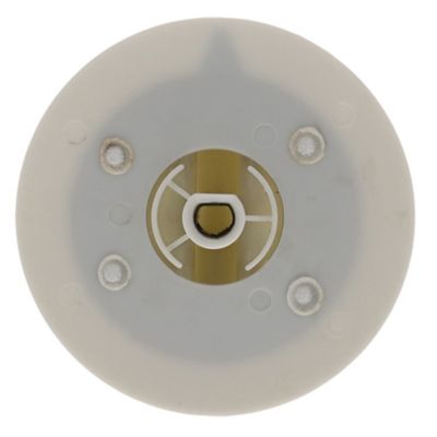 Image showing  Replacement White Dryer Knob with Black Pointer for GE Part Number WE1M654