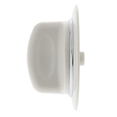 Image showing  Replacement White Dryer Knob with Black Pointer for GE Part Number WE1M654