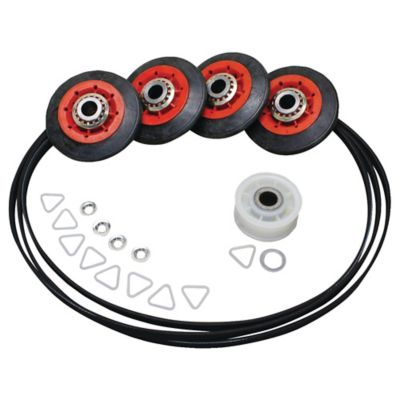 Image showing 1 th ERP Replacement Dryer Drum Roller/Idler/Belt Kit for Whirlpool Part Number 4392067