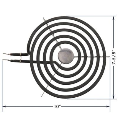 Image showing  Replacement 8 in. 5-Turn Range Surface Element for GE Part Number WB30T10074