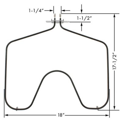 Image showing  Replacement Bake Element for GE Part Number WB44X5099