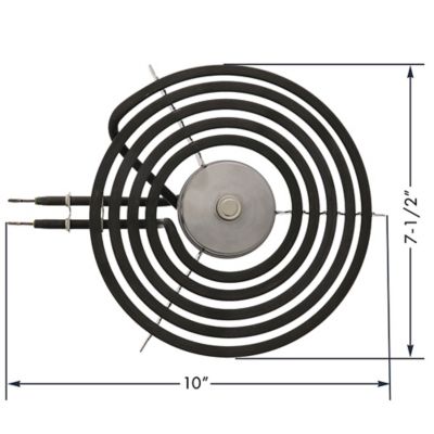 Image showing 2 th ERP 8 in. Replacement Safety Surface Element for GE Electric Ranges, Part WB30X31057