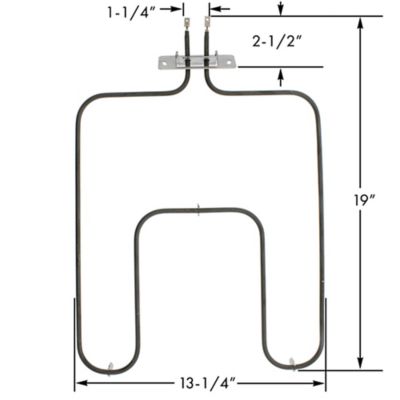 Image showing  Replacement Bake Element for GE Part Number WB44X200