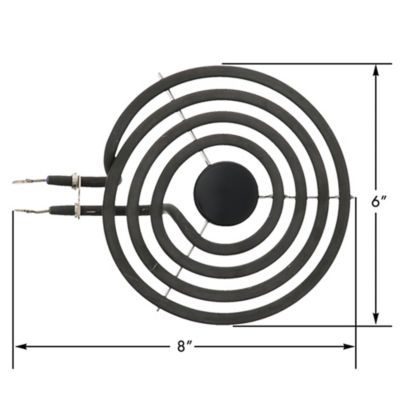 Image showing 1 th ERP Replacement 6 in. 4-Turn 1,500 W Range Surface Element, S46Y15