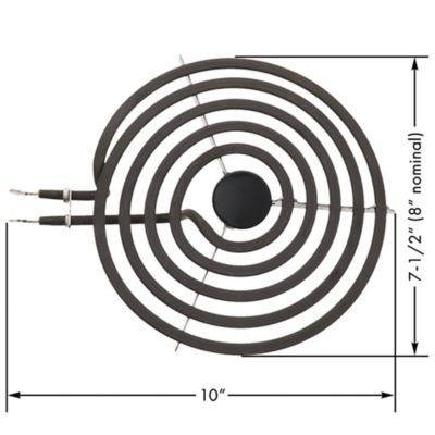 Image showing  Replacement 8 in., 5-Turn 2,600 W Range Surface Element, S58Y26