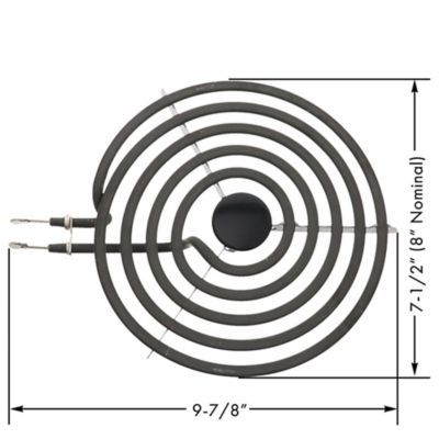 Image showing  Replacement 8 in. 5-Turn 2,100 W Range Surface Element, S58Y21