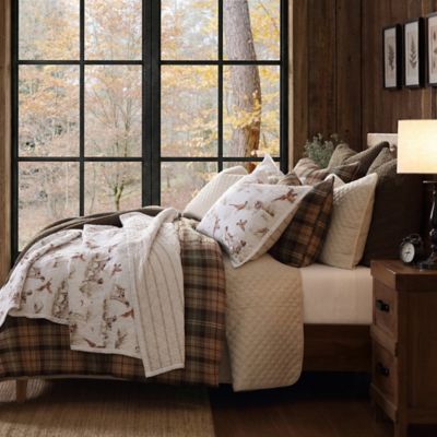 Indigo Hill by HiEnd Accents Hunt Life Reversible Quilt Set, 3 pc.