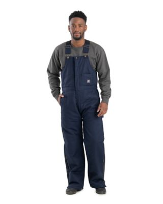 Berne Men's Twill Quilt-Lined Insulated Bib Overalls