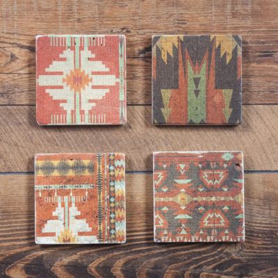 Paseo Road Skull Coaster Set, 4 pc.