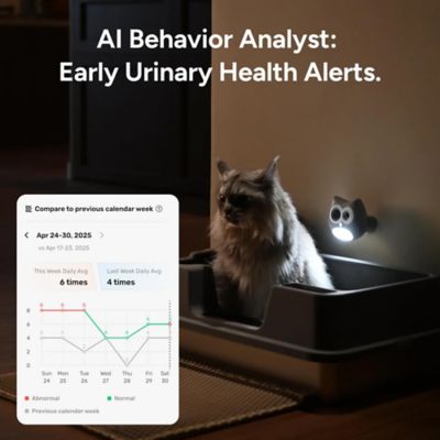 Image showing  Litterlens Super AI Powered Cat Camera for Health Monitoring, Fits Various Litter Boxes, Multi-Cat Support, Night Vision
