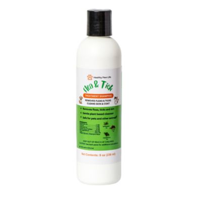 Healthy Paw Life Flea & Tick Shampoo for Pets - Powered by Plant based Natural Essential Oils, 8 oz.