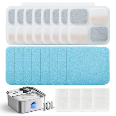 Oneisall PW07 10L Pet Water Fountain 8 pc. Carbon Filters Replacement