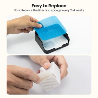 Image showing  PW07 10L Pet Water Fountain 8 pc. Carbon Filters Replacement