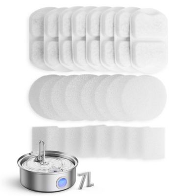 Oneisall PWF-002-B 7L Pet Water Fountain 8 pc. Carbon Filters Replacement