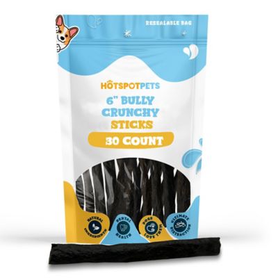 Hotspot Pets 6 in. Bully Crunchy Sticks Dog Treat, 30 ct.