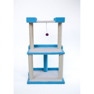 Armarkat Cat Tree for Large Cats: 41 in. Real Wood Tower with Scratching Posts And Perches A