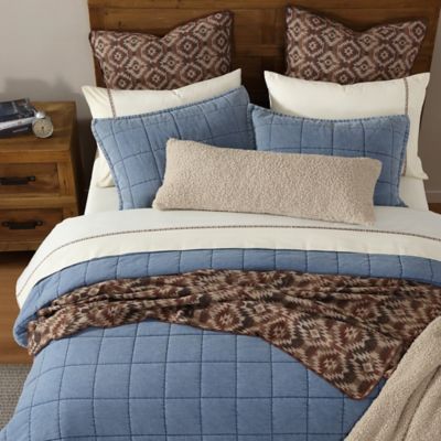 Image showing  Stonewashed Denim Quilt Set