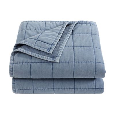 Image showing  Stonewashed Denim Quilt Set